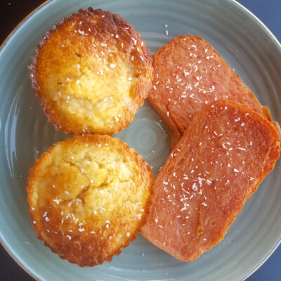 Airfried Banana Muffins and Spam