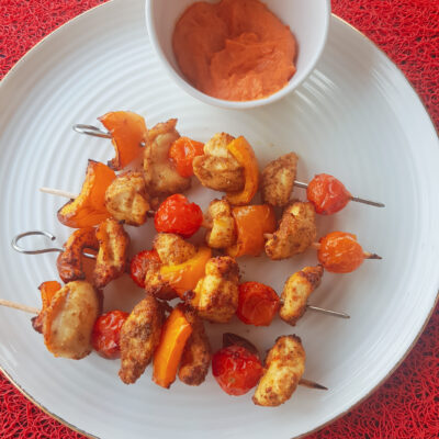 Airfried Chicken Skewers